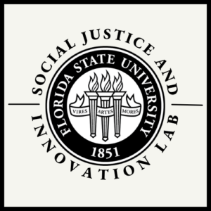 Logo, Social Justice and Innovation Lab at Florida State University's Askew School of Public Administration. Created by Katherine Stanford.